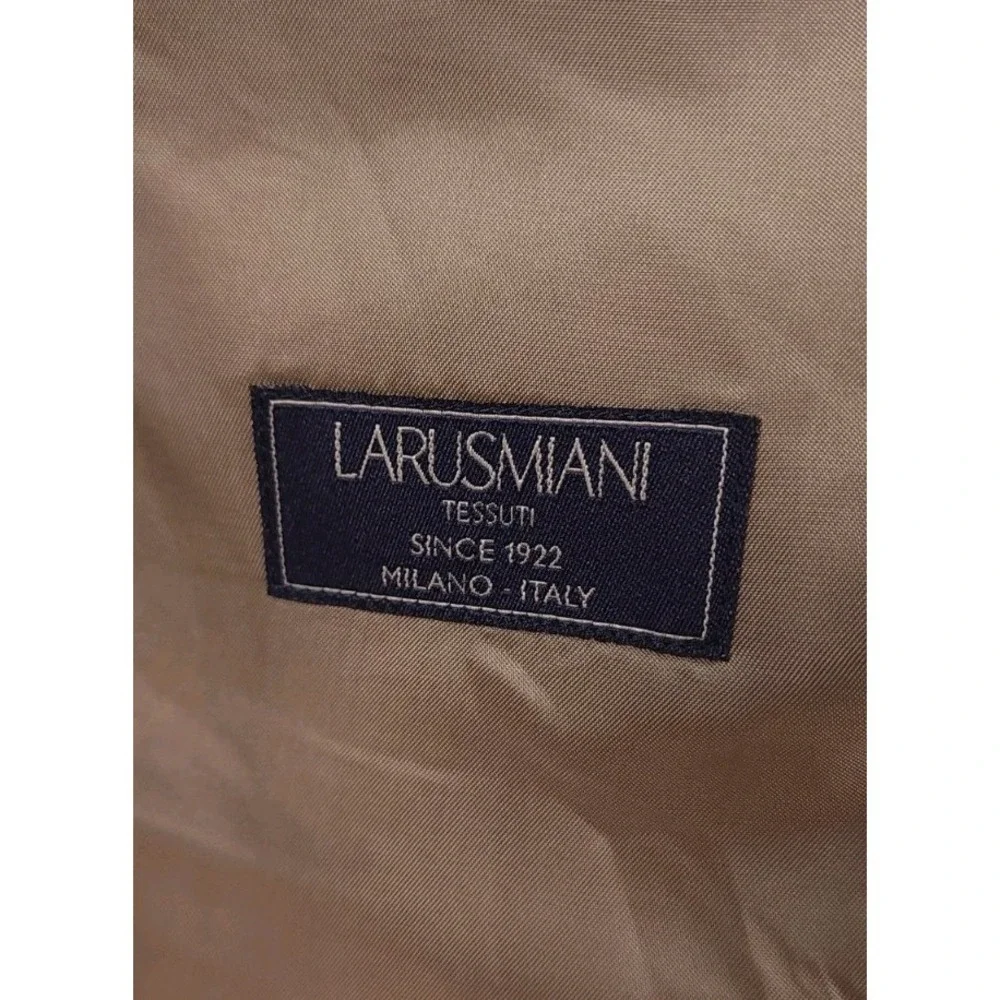 J Crew Aldridge Larusmiani Tessuti Italian Cotton Mens S 42L Blazer Sport Jacket